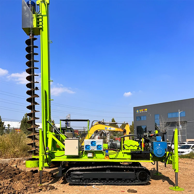 Crawler Spiral Pile Driver